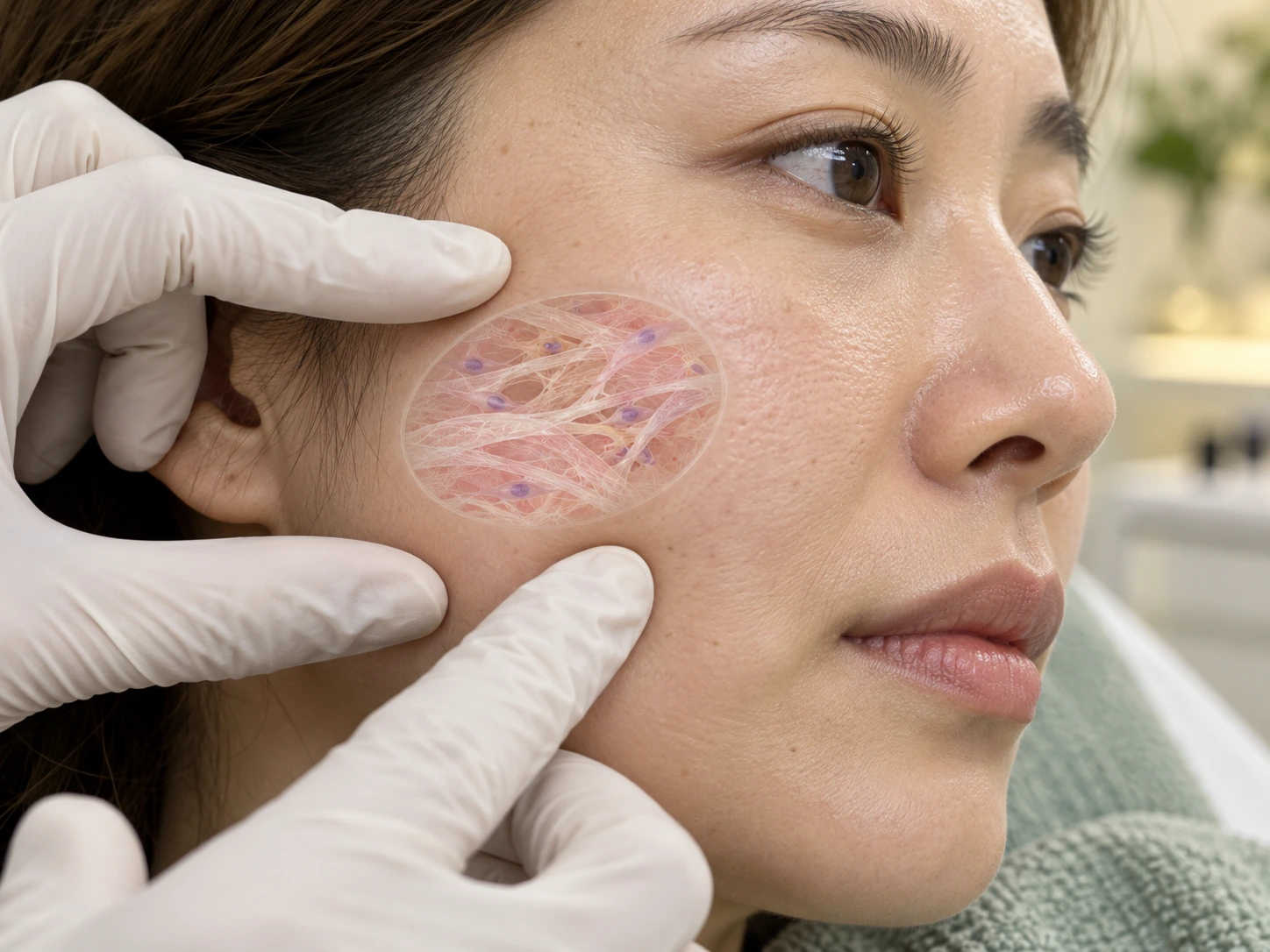 Dermal connective tissue and support