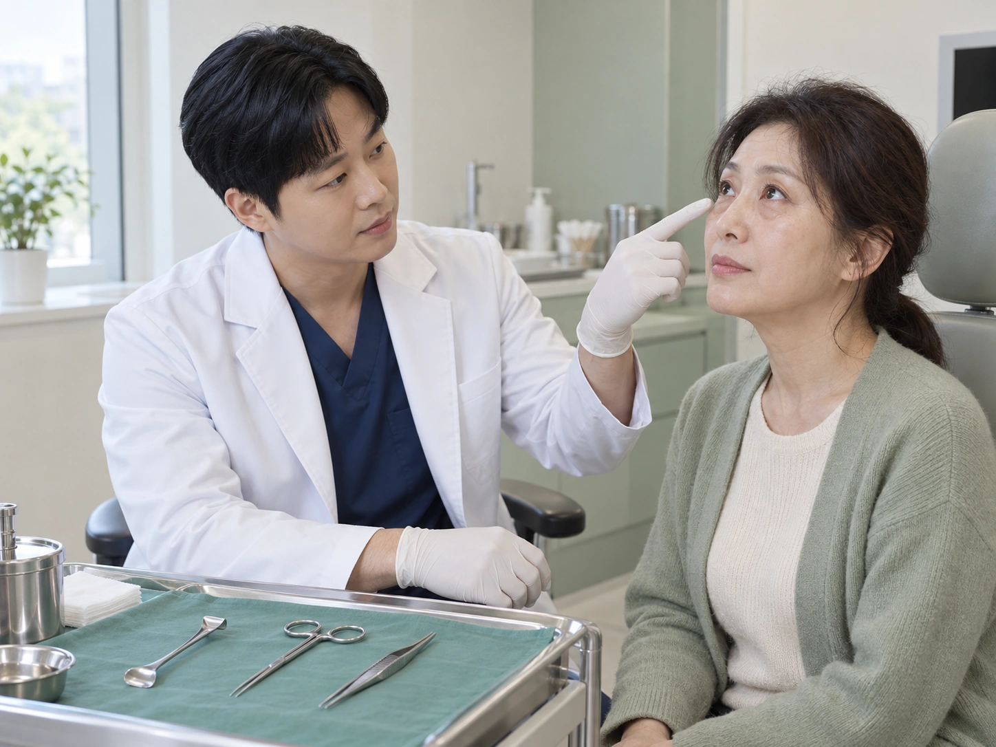 눈밑지방재배치